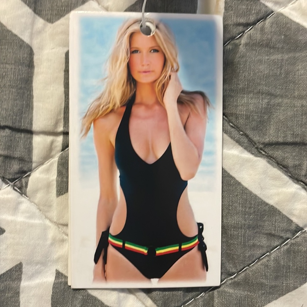 ADULT One piece RASTA/REGGAE color bathing suit!